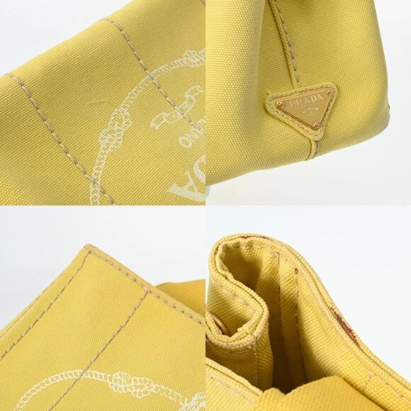 PRADA Canapa mini yellow BN2439 hand bag - Picture 12 of 12